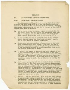 List of party rules