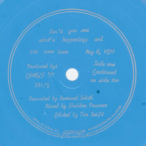 Blue flexidisc 1 matrix listing contents