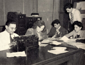 1944 Ticker Staff.