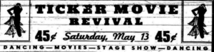 Advertisement for Ticker Movie Revival 1.