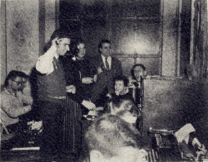 1958 Ticker Staff at work.