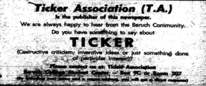 Ticker Association Advertisement
