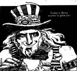 Uncle Sam cartoon