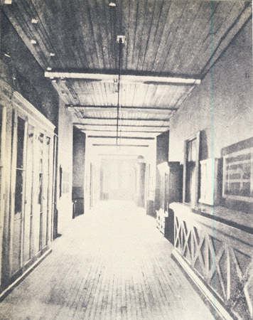 Third floor corridor.